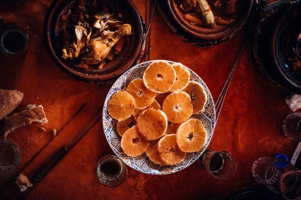 Orange Food Moroccan 