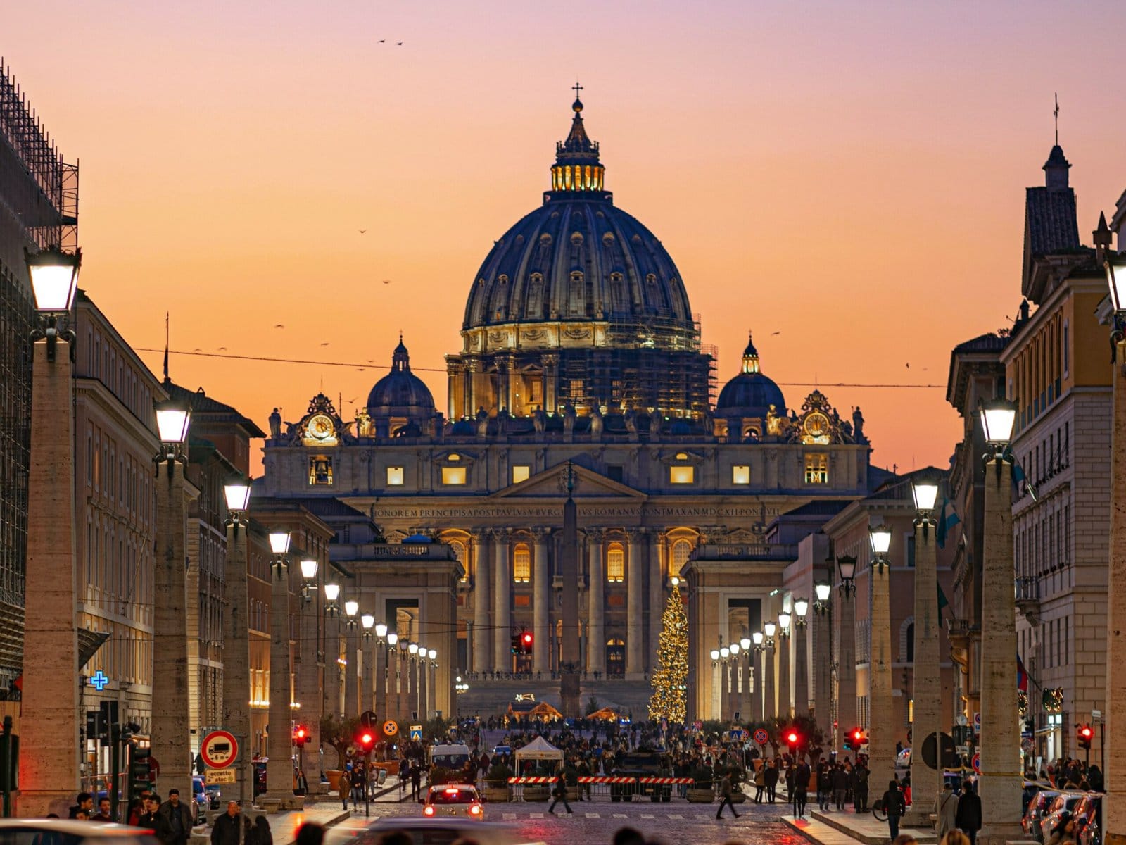 St. Peter's Basilica in Rome, Italy is a must-see attraction.