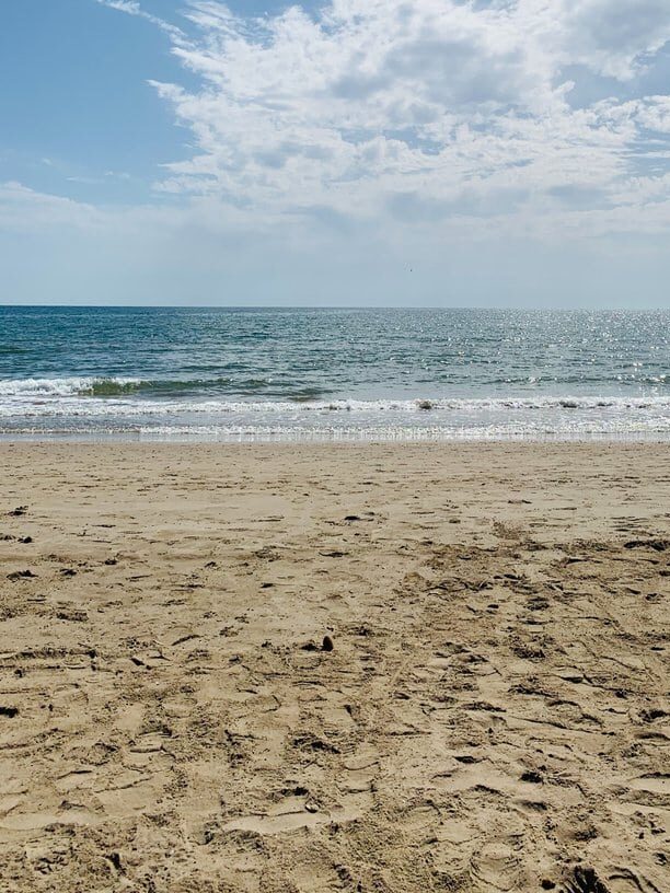 Valencia  beach summer seafront and sand NCT