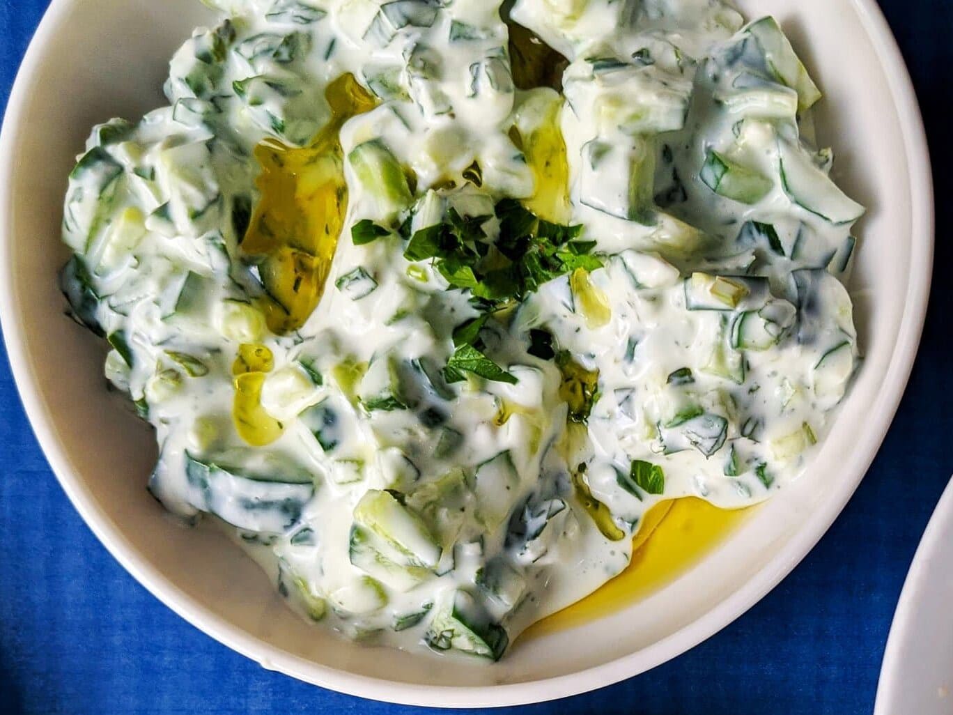 Tzatziki real greek food